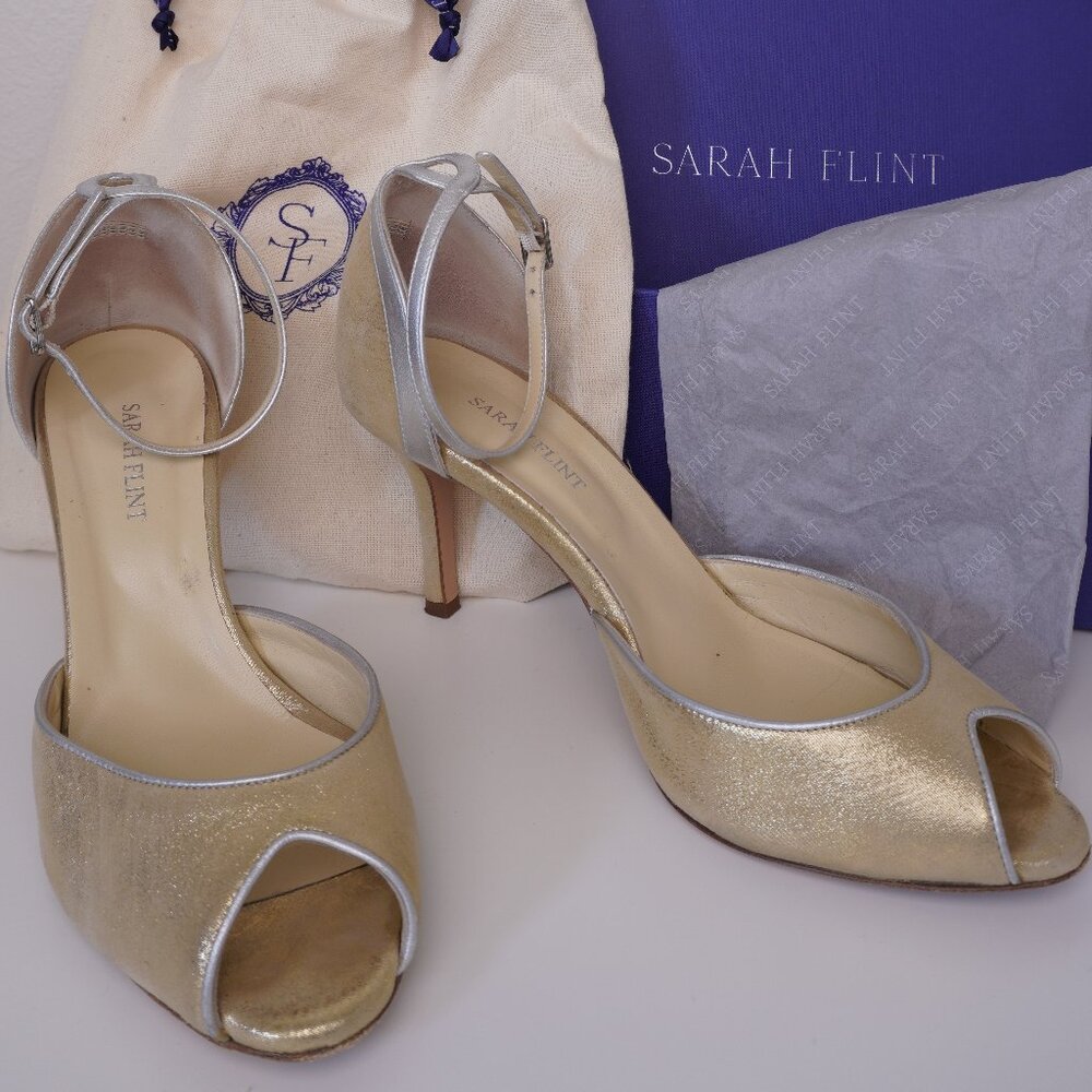 Sarah Flint Suede D'Orsay Pumps